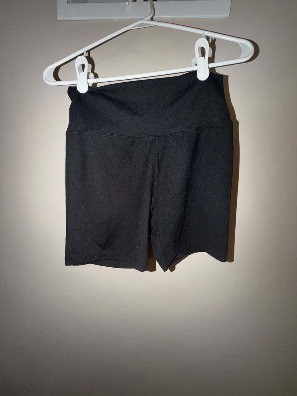Ododos Essential Black High-Waist Bike Shorts Size M-L